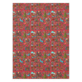 Leuk Western Patroon Kerst Rood Tafelkleed (Voorkant)