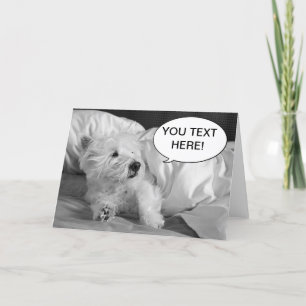 Leuk Westie hondwenskaart Kaart