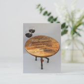 Leuk wijntje en implantaten Briefkaart! Briefkaart (Staand voorkant)