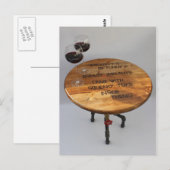 Leuk wijntje en implantaten Briefkaart! Briefkaart (Voorkant / Achterkant)