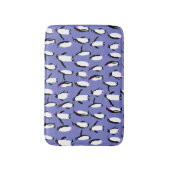 Leuk winter pinguïn patroon badmat (Voorkant Verticaal)