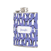 Leuk winter pinguïn patroon heupfles (Links)