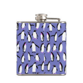 Leuk winter pinguïn patroon heupfles (Achterkant)