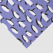Leuk winter pinguïn patroon tissuepapier (Detail)