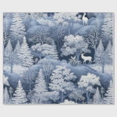 Leuk Winter Wonderland Cadeaupapier (Vlak)