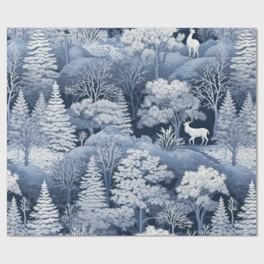 Leuk Winter Wonderland Cadeaupapier (Vlak)