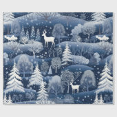 Leuk Winter Wonderland Cadeaupapier (Vlak)