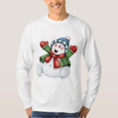 leuk winterfeest t-shirt (Voorkant)