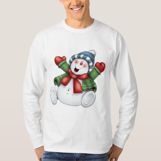 leuk winterfeest t-shirt (Voorkant)
