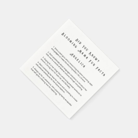 LEUK WIST JE DAT MAMA FEITEN BABY SHOWER SERVET (Hoek)