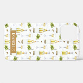Leuk wit wijnpatroon Case-Mate iPhone case (Achterkant (horizontaal))