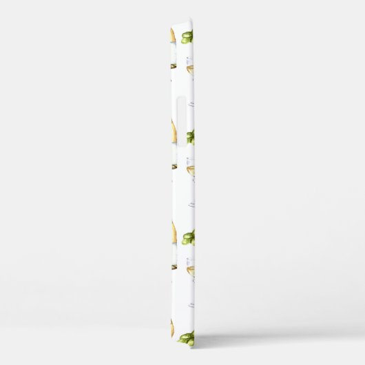 Leuk wit wijnpatroon Case-Mate iPhone case (Achterkant / Rechts)