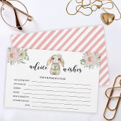 Leuk Woodland meisje baby shower advies wensen Briefpapier