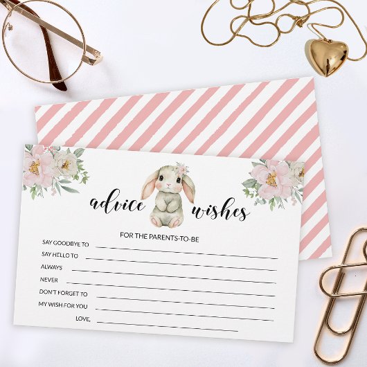 Leuk Woodland meisje baby shower advies wensen Briefpapier