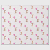 Leuk Woodland Mouse Matte Wrapping Papier, 30" x 6 Cadeaupapier (Vlak)