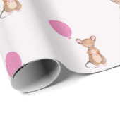 Leuk Woodland Mouse Matte Wrapping Papier, 30" x 6 Cadeaupapier (Rol Hoek)