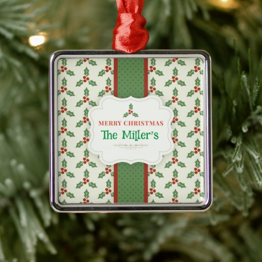 LEUK! X-mas Metal Ornament - Gepersonaliseerd - Na (Boom)