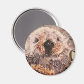Leuk Zee Otter Koelkast Magnet Gift (Voorkant / Achterkant)