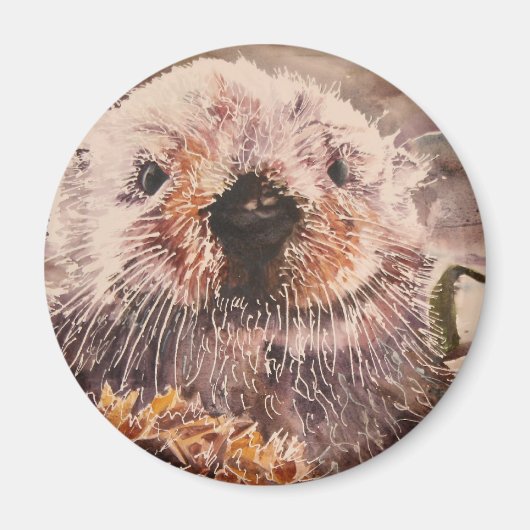 Leuk Zee Otter Koelkast Magnet Gift (Voorkant)