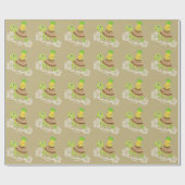 Leuk Zee Schildpad Kerst Cadeaupapier (Vlak)