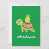 Leuk Zee Schildpad Kerst Feestdagenkaart (Voorkant)