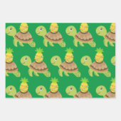 Leuk Zee Schildpad Kerst Inpakpapier Vel (Voorkant)