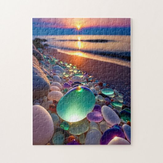 Leuk Zeeen glas 252 stuk puzzel (Verticaal)