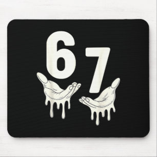 Leuk Zes Zeven 6 7 Grappig 67 Gen Alpha Jargon 6-7 Muismat