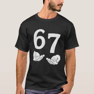 Leuk Zes Zeven 6 7 Grappig 67 Gen Alpha Slang 6 7 T-shirt