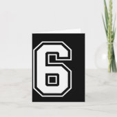 Leuk Zes Zeven 6 7 Meme Design  Kaart (Voorkant)