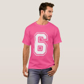 Leuk Zes Zeven 6 7 Meme-ontwerp T-shirt (Voorkant volledig)