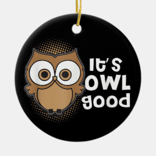 Leuk Zijn Uil Goed Cadeau dierliefhebber Keramisch Ornament