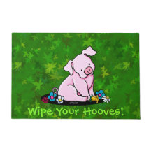 Leuk Zittend  VARKEN Deurmat