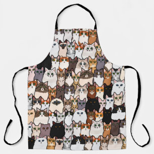 Leuk zo veel katten en Kittens collage Schort