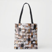 Leuk zo veel katten en Kittens collage Tote Bag (Voorkant)