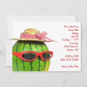 Leuk zomerfeest met watermeloen kaart (Voorkant)