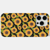 Leuk zonnebloem geel zwart patroon Case-Mate iPhone case (Achterkant (horizontaal))