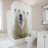Leuk Zoo Polar Beer Douchegordijn (In situ)