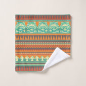 Leuk zuidwesters patroon handdoek set nummer negen (Wasdoekje)