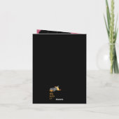 Leuk "Zul je van mij zijn?" Vleermuis Liefde + Val Feestdagen Kaart (Achterkant)