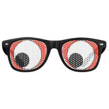 Leuk Zwart Googly-Eyes (down) Feest