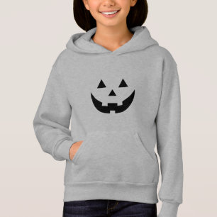 Leuk zwart Jack o lantaarn pompoen gezicht Hallowe