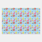 Leuk Zwembad Party Zwemmen Verjaardag Inpakpapier Vel (Voorkant)