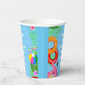 Leuk Zwembad Party Zwemmen Verjaardag Papieren Bekers (Rechts)