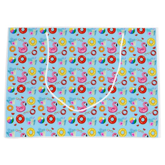 Leuk Zwembad Party Zwempatroon Groot Cadeauzakje (Voorkant)