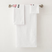 Leuk Zwemmen Krokodil Quote Badhanddoek Bad Handdoek (Insitu)