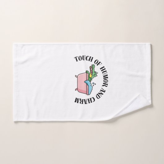Leuk Zwemmen Krokodil Quote Badhanddoek Bad Handdoek (Handdoek)