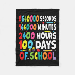 Leuke 100 dagen schooloutfit voor Wiskunde docente Fleece Deken