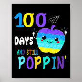 Leuke 100 dagen van de school voor Fidget Popit Lo Poster (Voorkant)