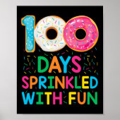 Leuke 100 Dagen Verstrooid met Leuke Donut School  Poster (Voorkant)